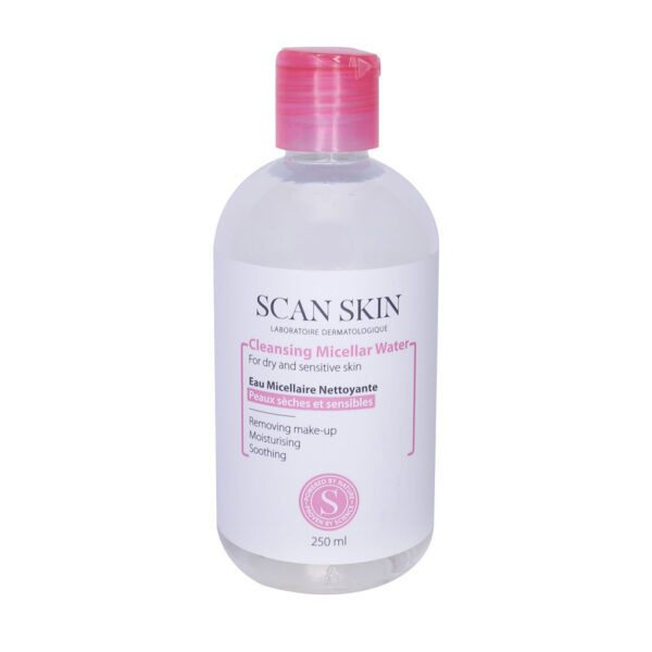 محلول پاک کننده آرایش اسکن اسکین مخصوص پوست خشک و حساس