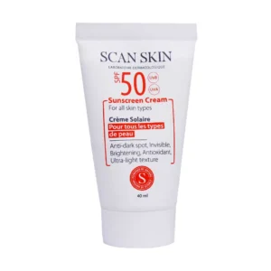 کرم ضد آفتاب ضد لک SPF50 اسکن اسکین 40 میلی لیتر