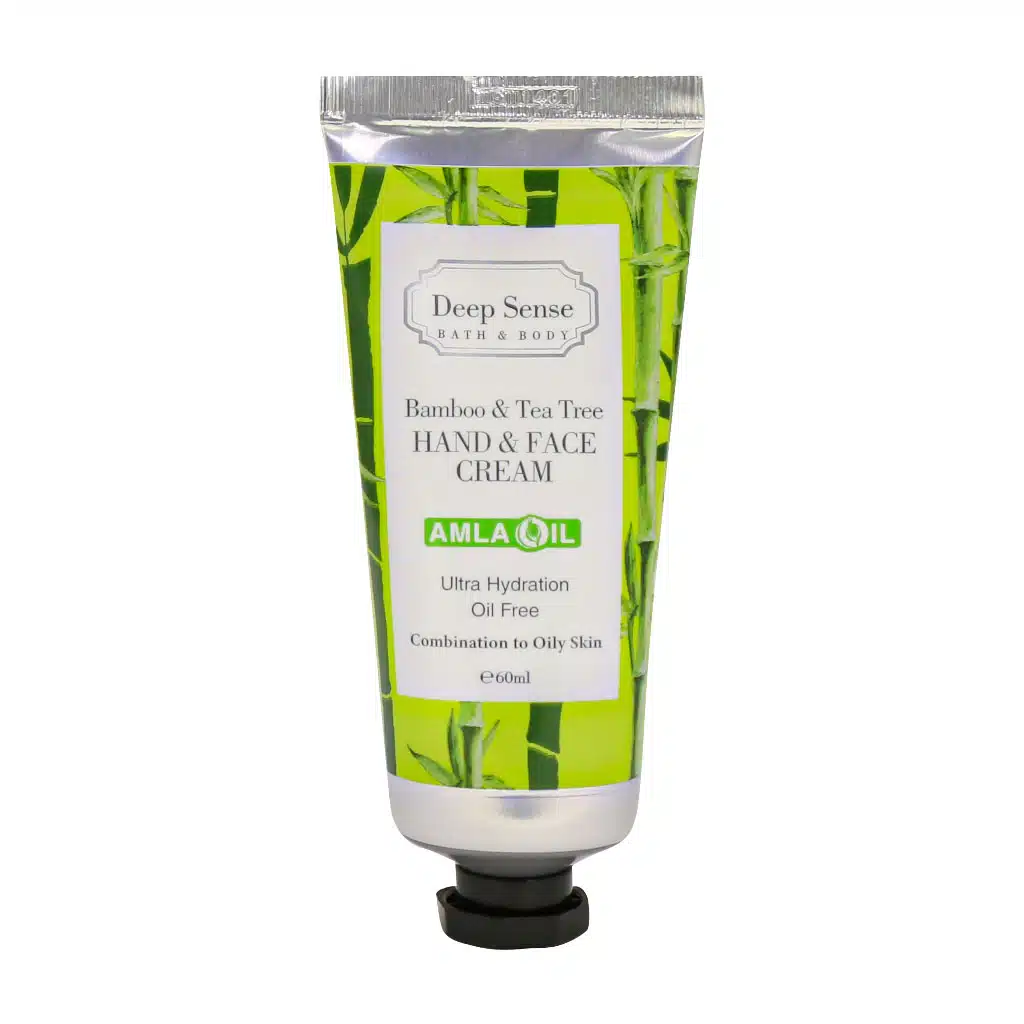 Seagull-Deep-Sense-Bamboo-Hand-And-Face-Moisturizing-Cream-1.jpg.webp کرم مرطوب کننده دست و صورت درخت چای و بامبو دیپ سنس سی گل مناسب پوست چرب 60 میلی لیتر