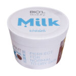 کرم نرم کننده پوست شیر و نارگیل بیول مناسب پوست نرمال تا خشک