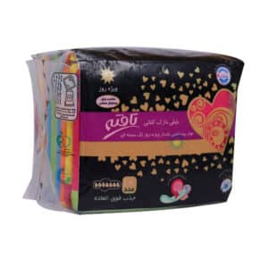 نوار بهداشتی بالدار نازک کتانی ویژه روز تافته 10 عدد