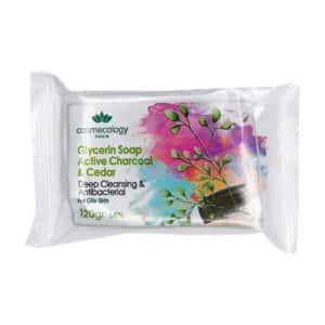 صابون زغال و سدر کاسمکولوژی مناسب پوست‌‌ های چرب و دارای جای آکنه