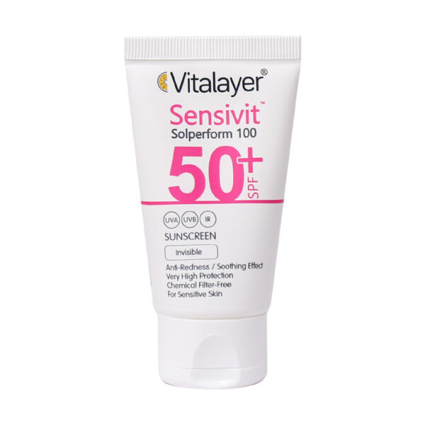 کرم ضد آفتاب SPF50 پوست حساس ویتالیر