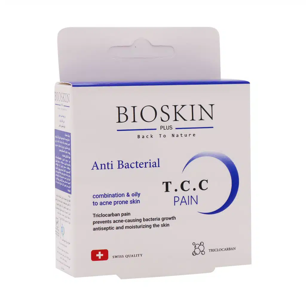 Bio-Skin-Plus-Anti-Bacterial-Pain-100-g.jpg.webp پن ضد جوش بایو اسکین پلاس مدل TCC حجم 100 گرم