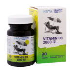 قرص روکشدار ویتامین D3 2000 واحد هلثی وی