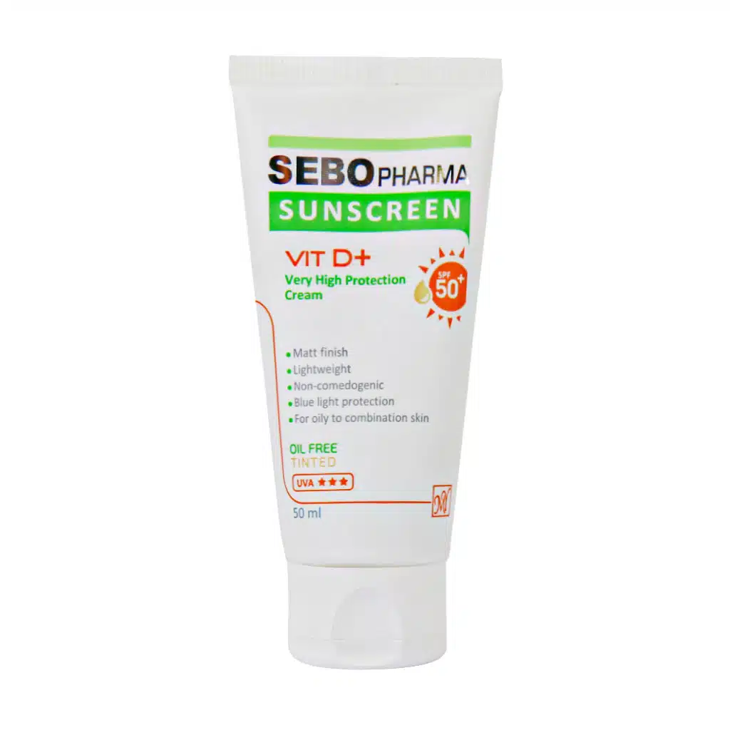 کرم ضد آفتاب SPF50 فاقد چربی سبو فارما مای فارما مناسب پوست چرب و مختلط 50 میلی لیتر