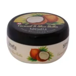 کرم مرطوب کننده کاسه ای حاوی نارگیل و شی باتر نیوتیس