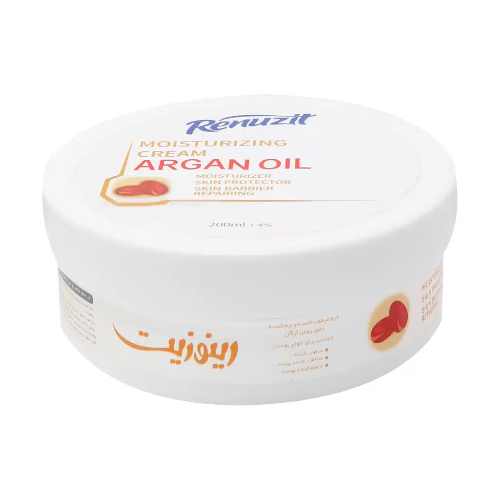 Renuzit-Argan-Oil-Moisturizing-Cream-Bowl.jpg.webp کرم کاسه ای مرطوب کننده و نرم کننده حاوی روغن آرگان رینوزیت 200 میلی لیتر