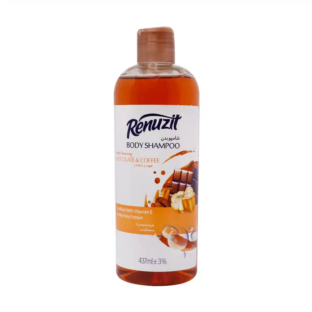 Renuzit-Body-Shampoo-with-Chocolate-and-Coffee.jpg.webp شامپو بدن رینوزیت با رایحه قهوه و شکلات 437 میلی لیتر