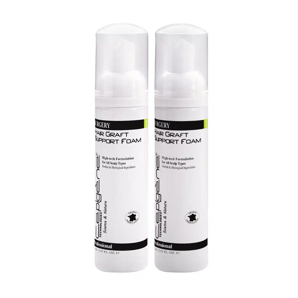 Cepigene-2-And-3-Hair-Graft-Foams.jpg.webp فوم التیام بخش 2 و 3 بعد از کاشت مو سپیژن 75 میلی لیتر