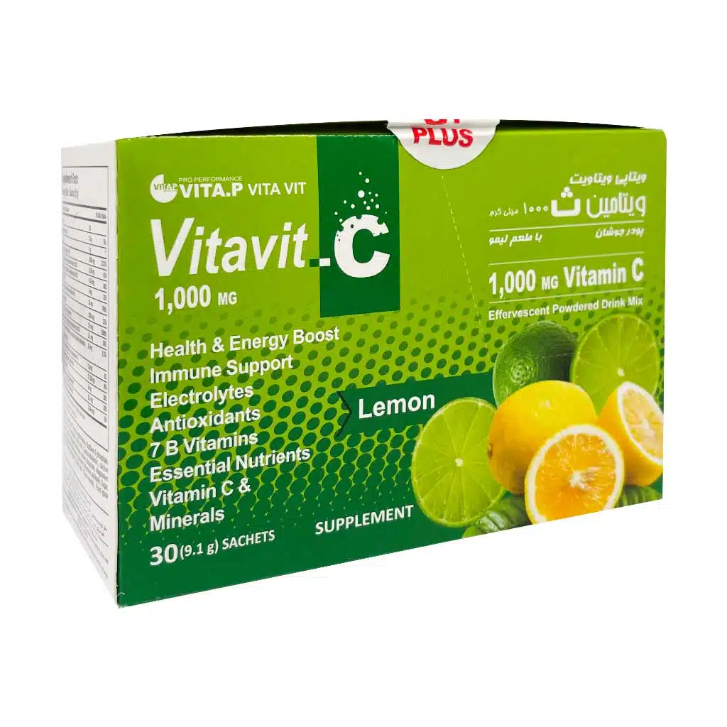 Vitap-Vitamin-C-1000-Mg-30-Sachets-lemon.jpg.webp ساشه ویتاویت ویتامین C 1000 میلی گرم ویتاپی 30 عدد