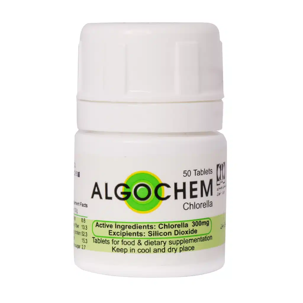 Chemidarou-Algochem-50-Tabs.jpg.webp قرص آلگوکم کیمیدارو 50 عدد