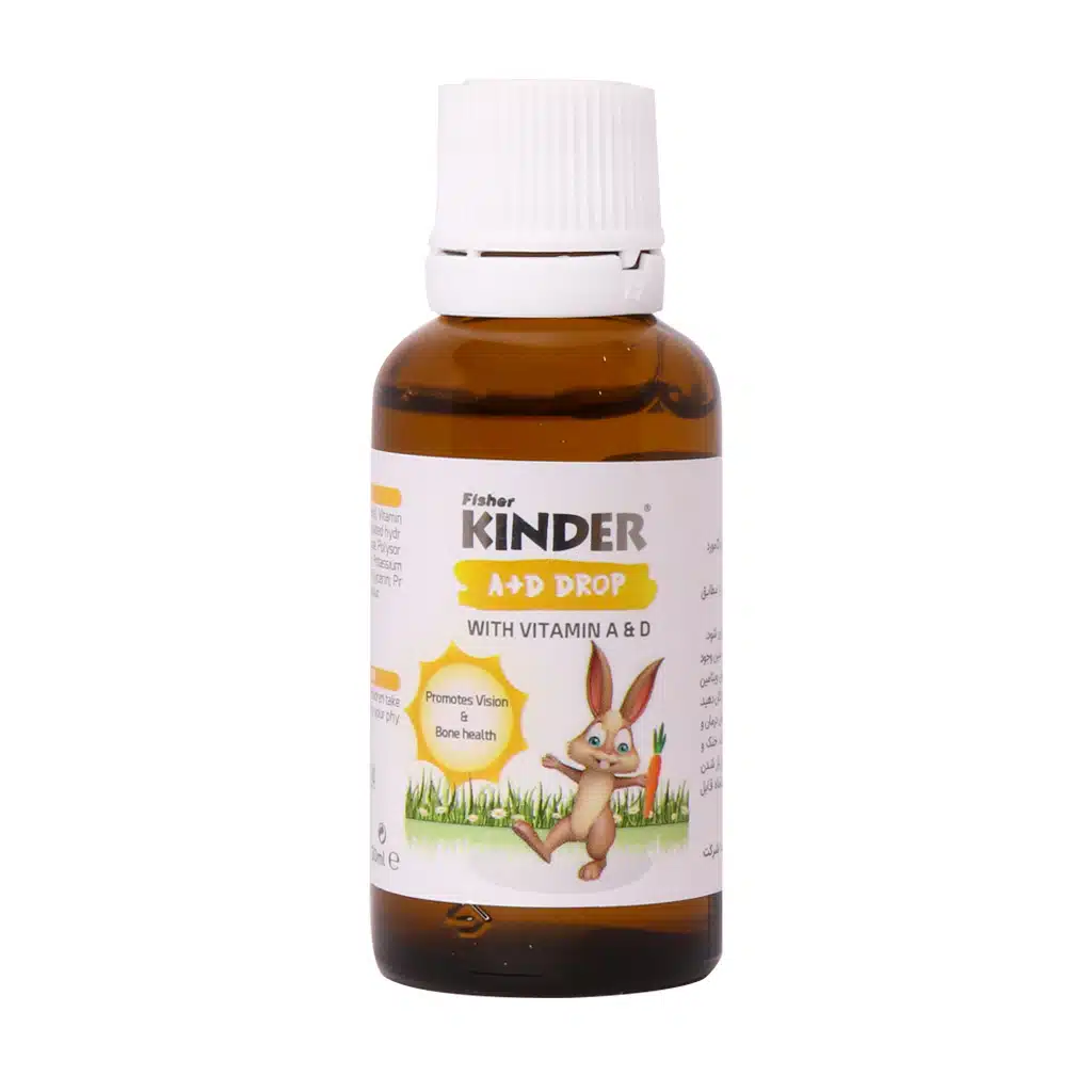 Fisher-Kinder-AD-Drop-30-ml.jpg.webp قطره خوراکی ویتامین آ+د فیشر کیندر 30 میلی لیتر