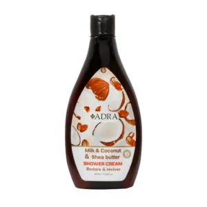 شامپو بدن کرمی نارگیل و شی باتر آدرا 400 میلی لیتر