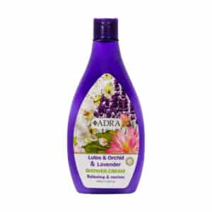 شامپو بدن کرمی نیلوفر آبی و ارکیده آدرا