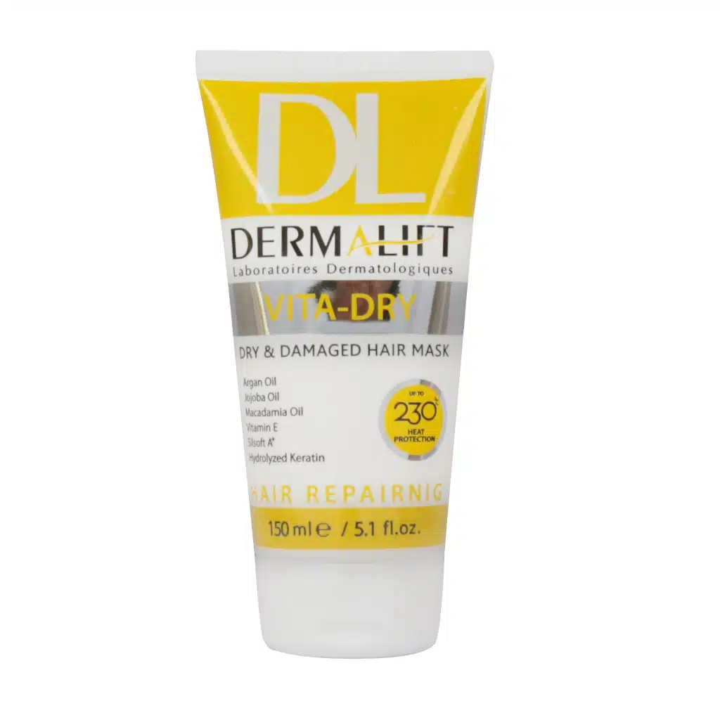 Dermalift-Vita-Dry-Hair-Mask-For-Dry-And-Damaged-Hair-150-ml.jpg.webp ماسک مو با آبکشی موهای خشک و آسیب دیده ویتا درای درمالیفت 150 میلی لیتر