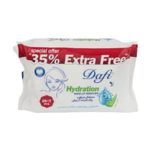 دستمال مرطوب پاک کننده آرایش اکسترا دافی مناسب پوست خشک و حساس