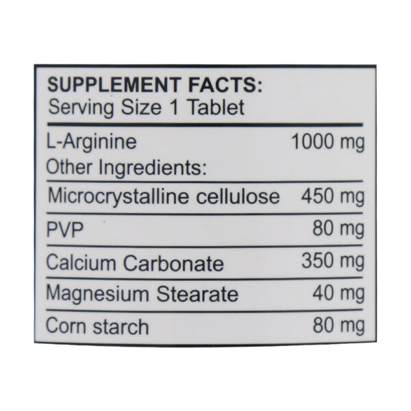 کپسول ال آرژنین 1000 میلی گرم دوبیس