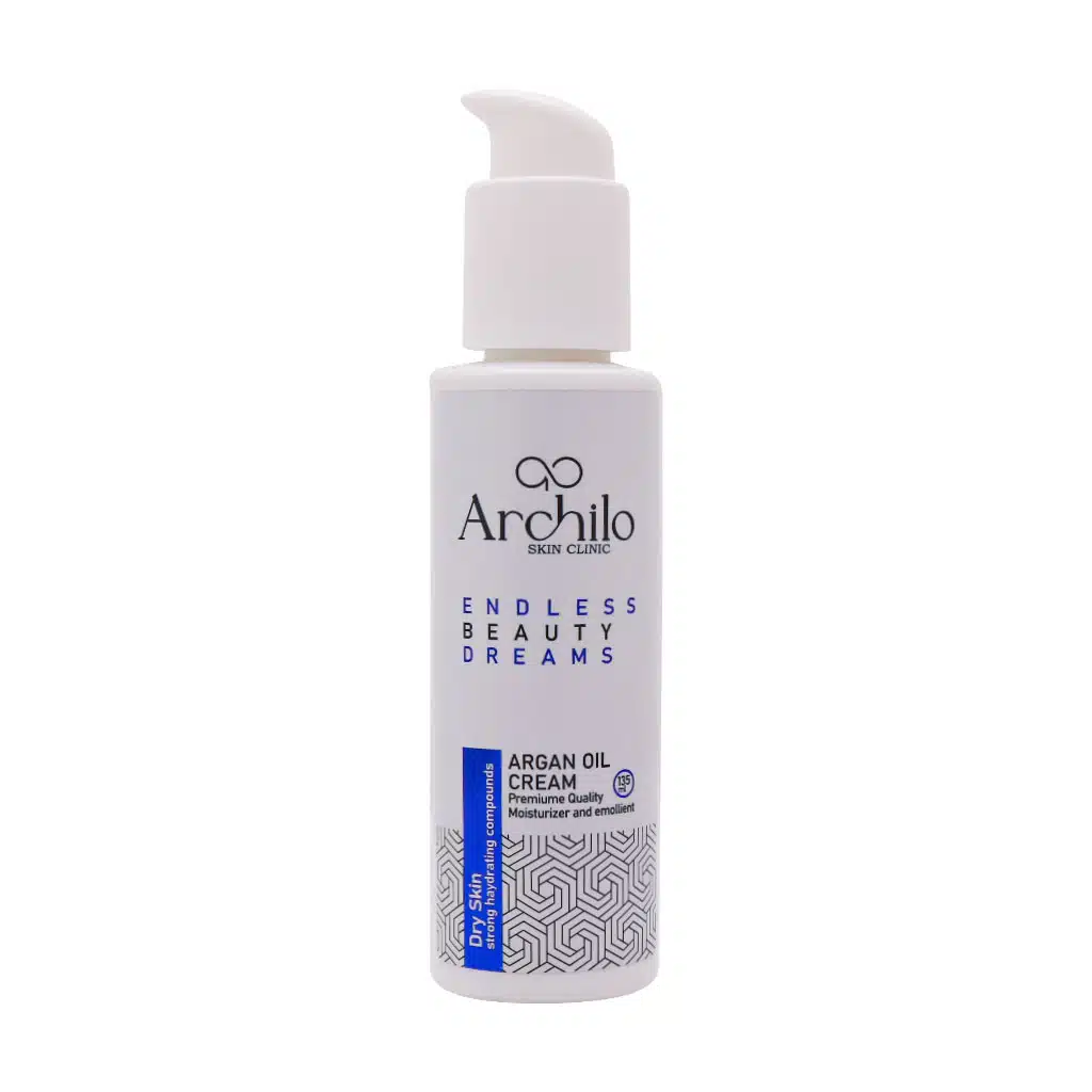 Archio-Argan-Oil-Cream-135-ml.jpg.webp کرم مرطوب کننده حاوی آرگان آرچیلو مناسب پوست خشک 135 میلی لیتر