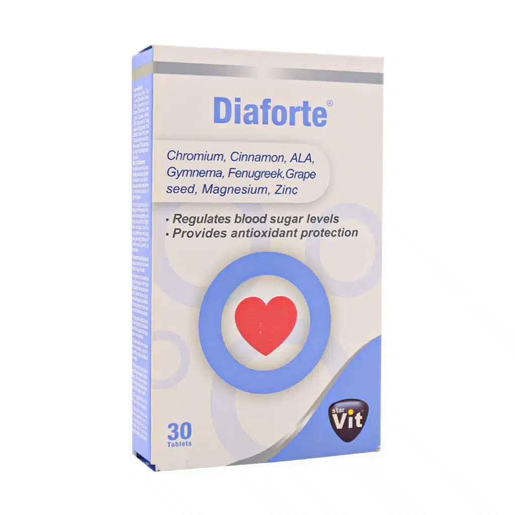 Starvit-Diaforte-Tabs.jpg.webp قرص دیافورت استار ویت 30 عدد