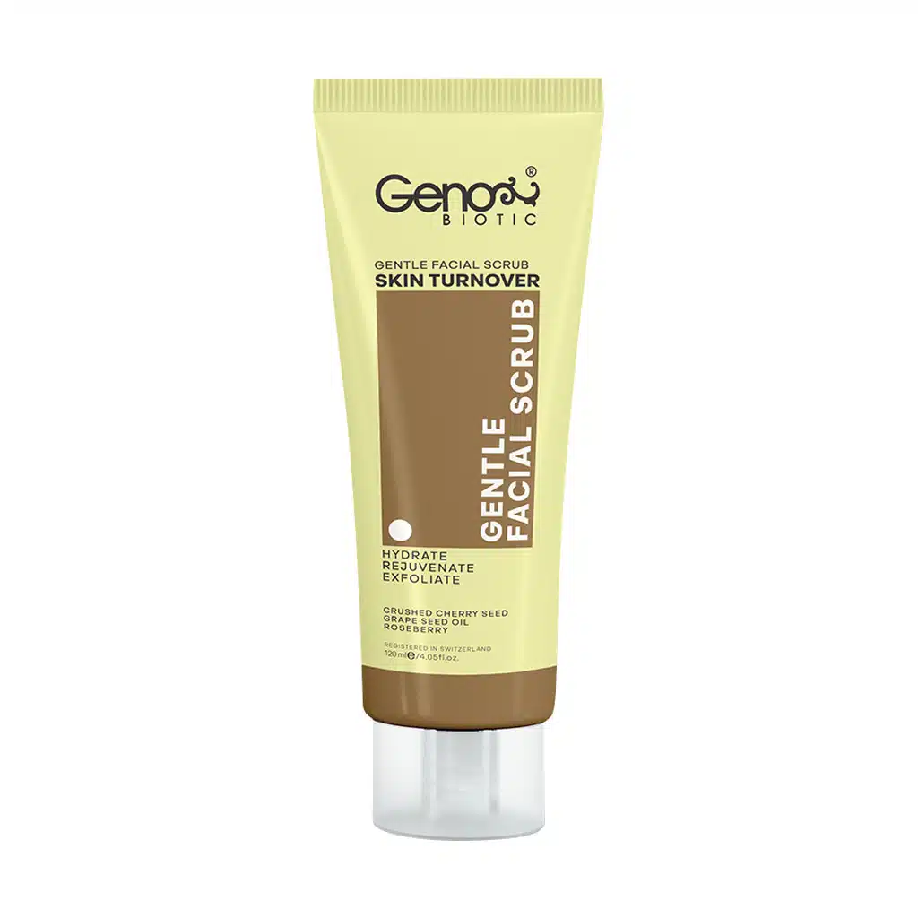 Genobiotic-Gentle-Facial-Scrub.jpg.webp اسکراب ملایم صورت ژنوبایوتیک 120 میلی لیتر