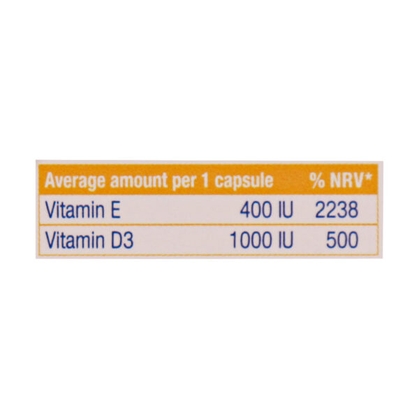 کپسول ویتامین E و D3 یوروویتال