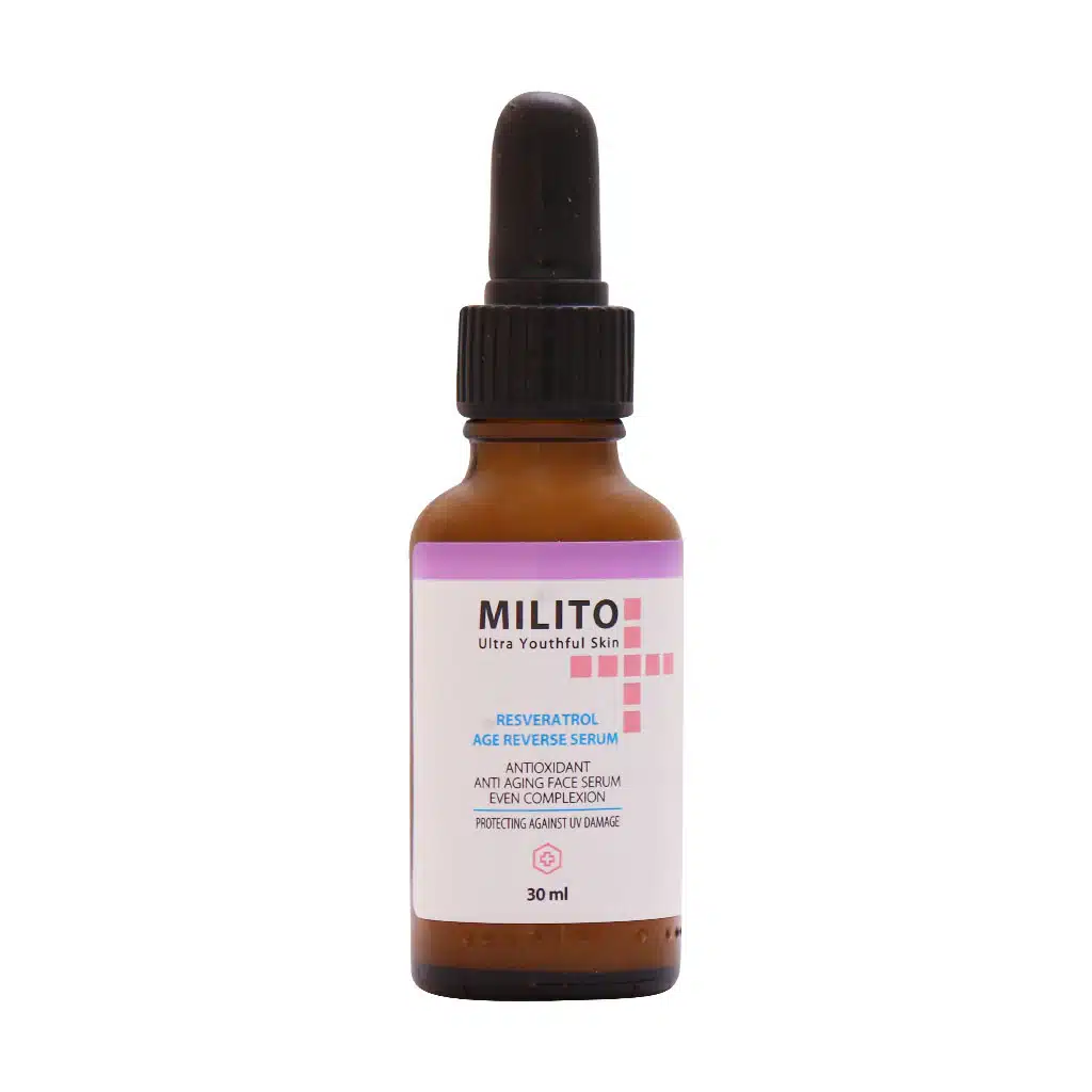 Milito-Reverse-Serum-30-ml.jpg.webp سرم ضد چروک رسوراترول میلیتو 30 میلی لیتر