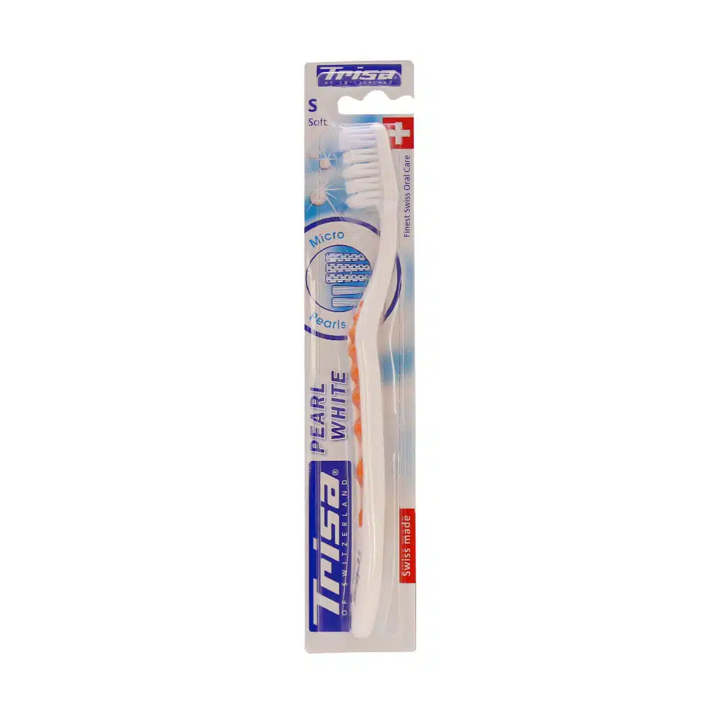 Trisa-Pearl-White-Soft-Toothbrush-narengi.jpg.webp مسواک پرل وایت با برس نرم تریزا