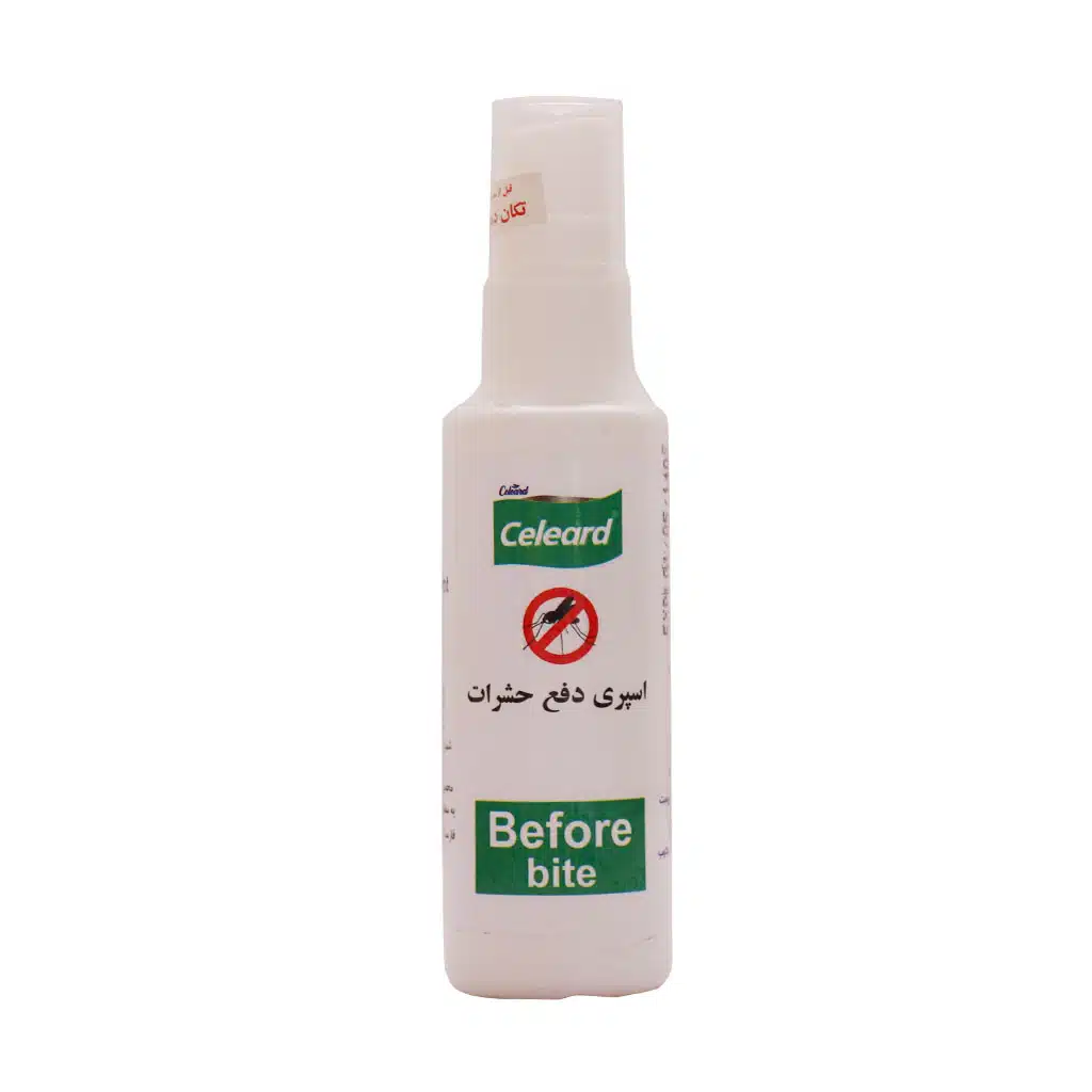 Celeard-Insect-Repellent-Spray-40-ml.jpg.webp اسپری دفع حشرات کلرد 40 میلی لیتر