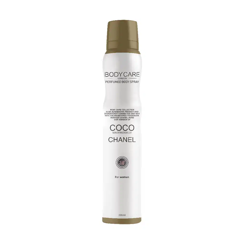 Body-Care-COCO-Chanel-Body-Spray-For-Women-200-Ml-m.jpg.webp اسپری بدن زنانه کوکو شنل بادی کر 200 میلی لیتر