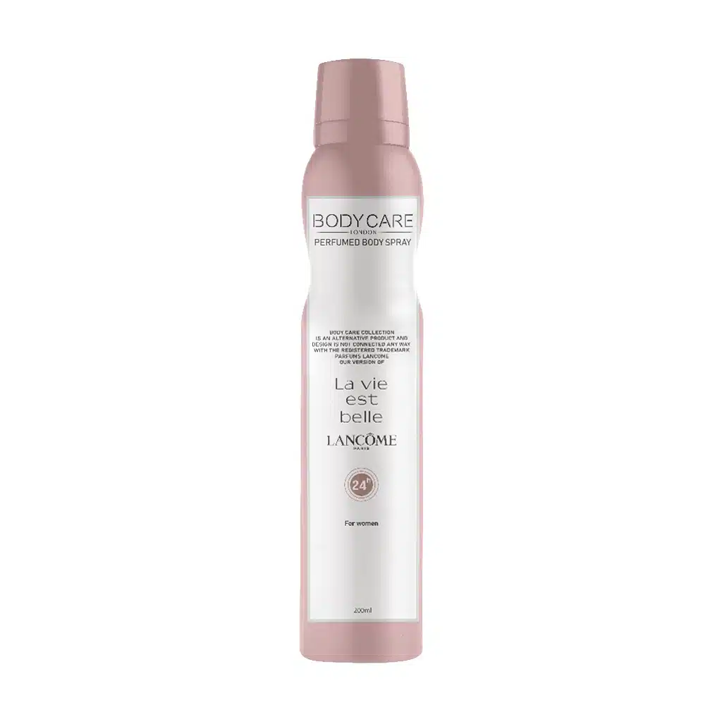 Body-Care-La-Vie-Est-Belle-Body-Spray-200-ml-m.jpg.webp اسپری بدن زنانه لانکوم لاوی است بل بادی کر 200 میلی لیتر