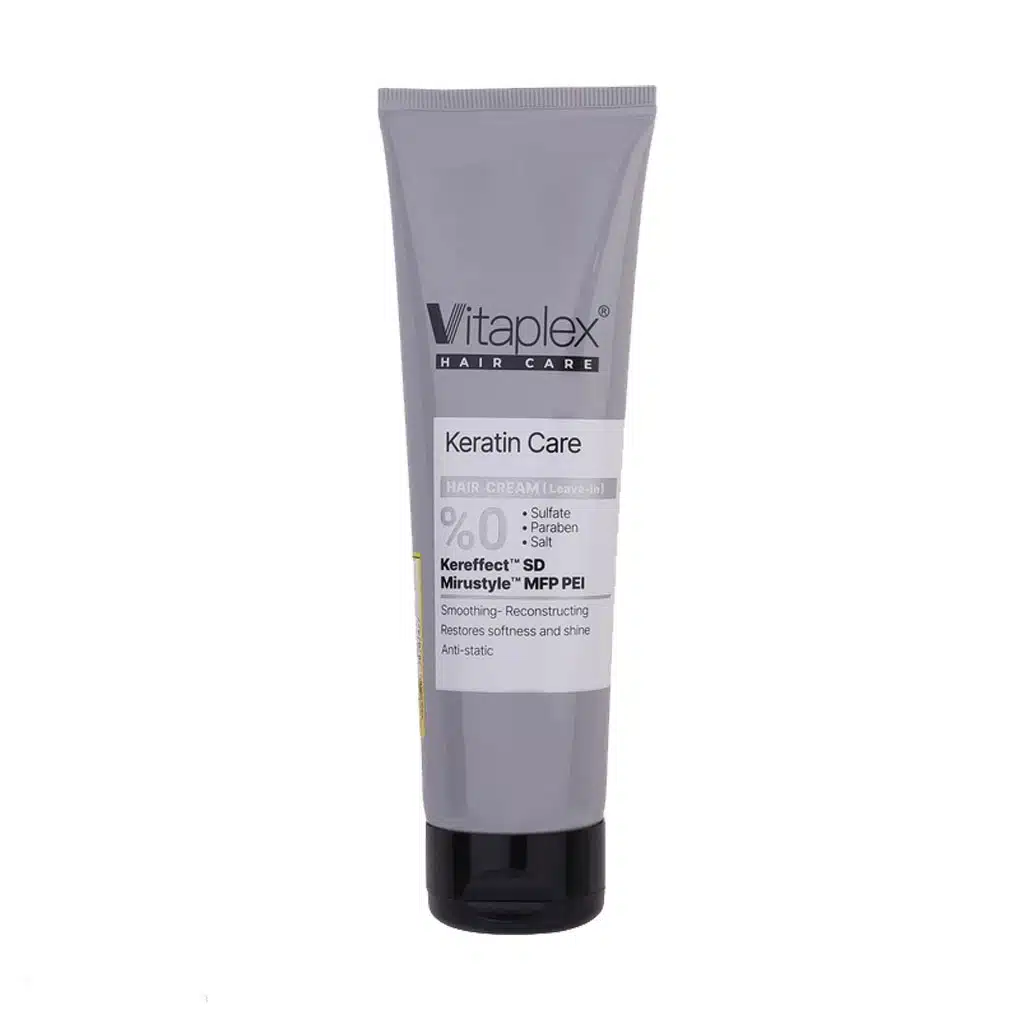 Vitaplex-Keratin-Care-Hair-Cream-150ml.jpg.webp کرم مو مناسب موهای کراتینه شده ویتاپلکس 150 میلی لیتر
