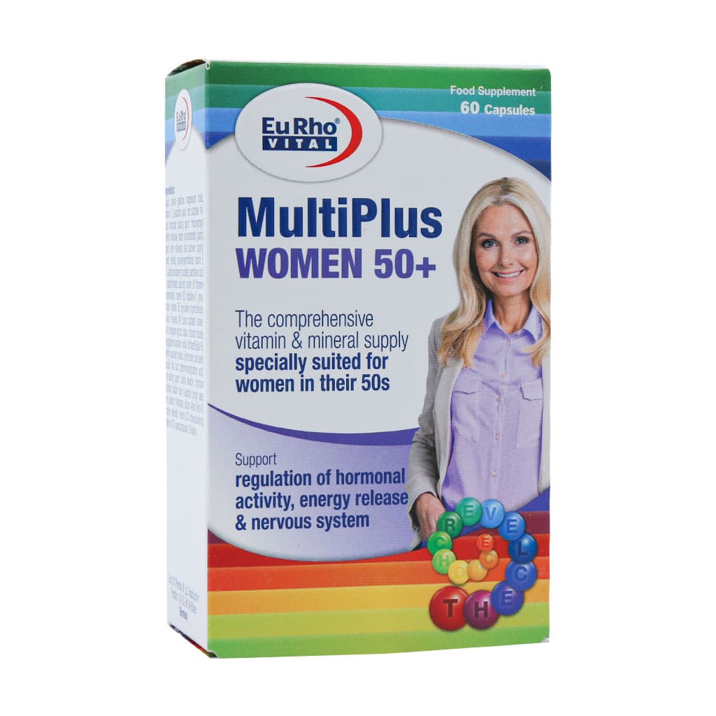 Eurho-Vital-Multi-Plus-Women- قیمت کپسول مولتی پلاس بالای 50 سال بانوان یوروویتال