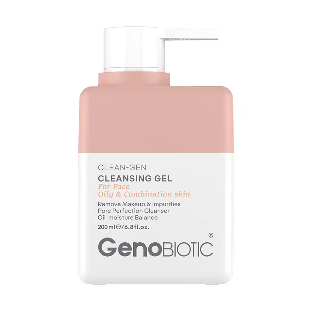 Genobiotic-Cleansing-Gel-For-Oily-And-Combination-Skin-200-ml.jpg.webp ژل شستشوی صورت پوست چرب و مختلط ژنوبایوتیک 200 میلی لیتر