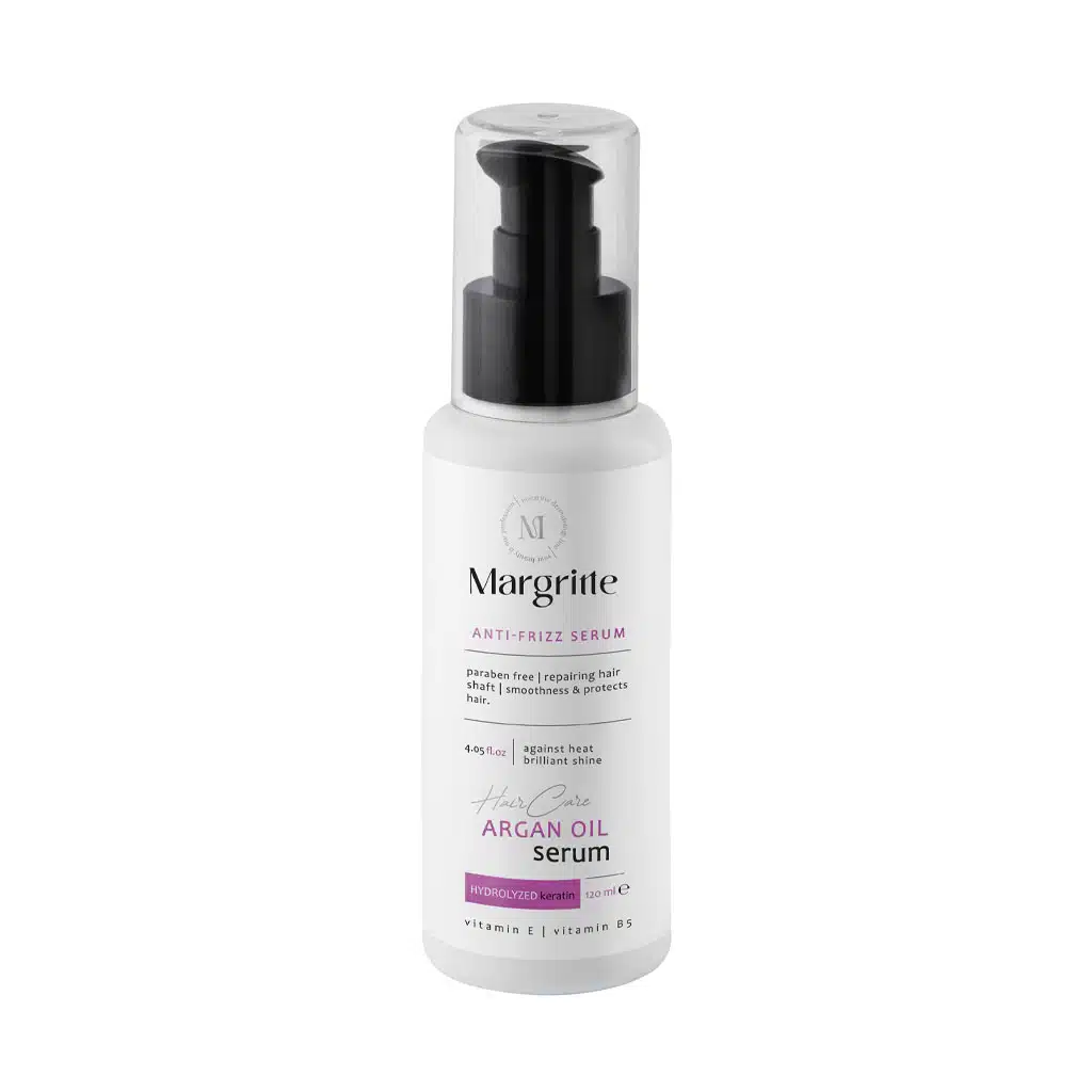 Margritte-Argan-Oil-And-Anti-Frizz-Serum-120-ml.jpg.webp سرم نرم کننده و ضد وز مو روغن آرگان مارگریت 120 میلی لیتر