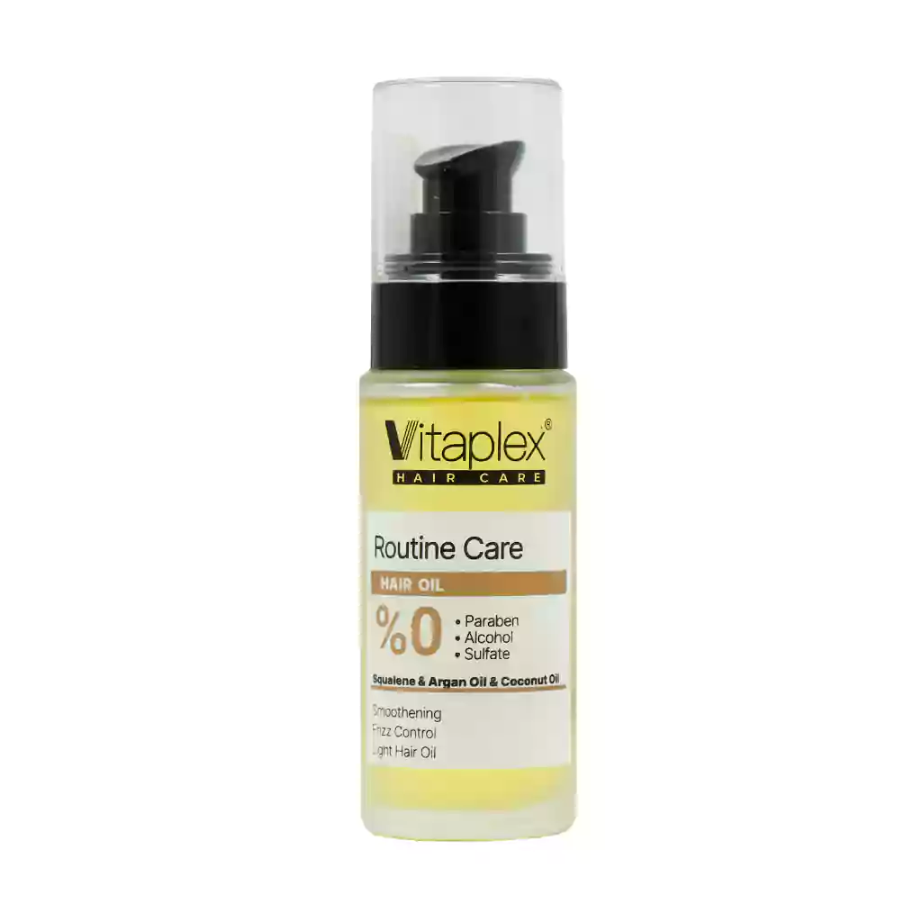 Vitaplex Routine Care Hair Oil 50 ml قیمت روغن نرم کننده و درخشان کننده مو ویتاپلکس