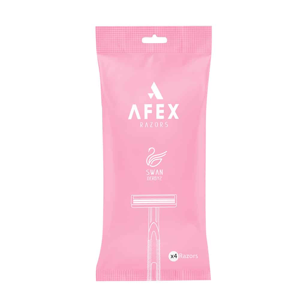 Afex-Swan-Derby-2-Razor-4-pcs خودتراش دو لبه سوان افکس