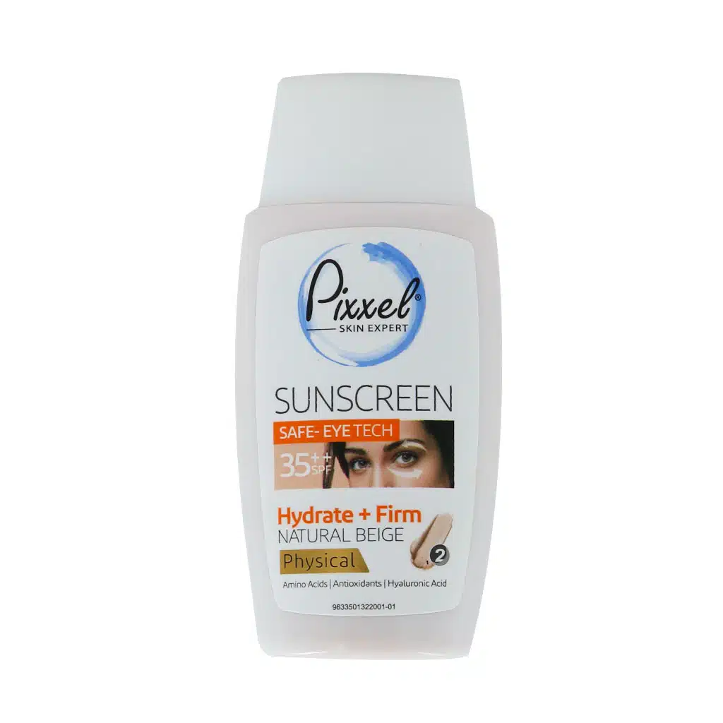 کرم ضد آفتاب فیزیکی دور چشم و صورت SPF35 پیکسل 50 میلی لیتر