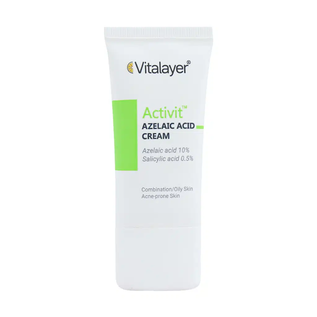 Vitalayer-Activit-AzalaicCream-30-Ml.jpg.webp کرم آزلائیک اسید 10 درصد اکتی ویت ویتالیر 30 میلی لیتر