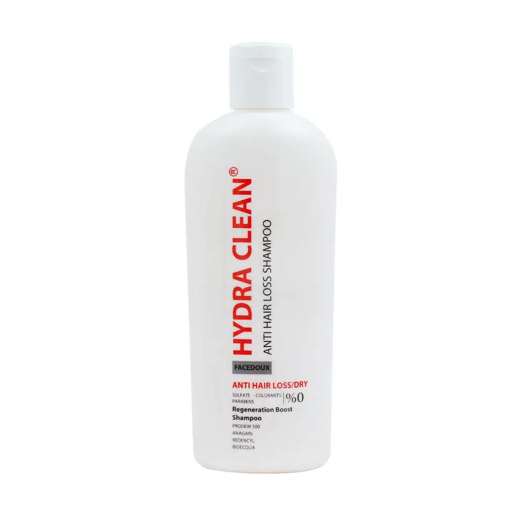 Face-Doux-Hydra-Clean-Anti-Hair-Loss-Shampoo-Dry-Hair-220.jpg.webp شامپو ضد ریزش موی خشک فاقد سولفات هیدراکلین فیس دوکس 220 میلی لیتر