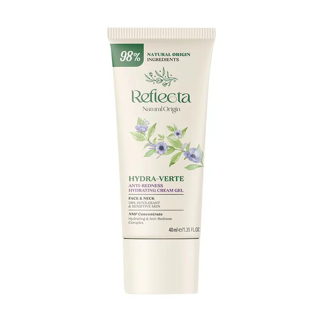Reflecta-Hydra-Verte-Cream-Gel-40-ml.jpg.webp کرم ژل مرطوب کننده صورت و گردن هیدرا ورته رفلکتا 40 میلی لیتر