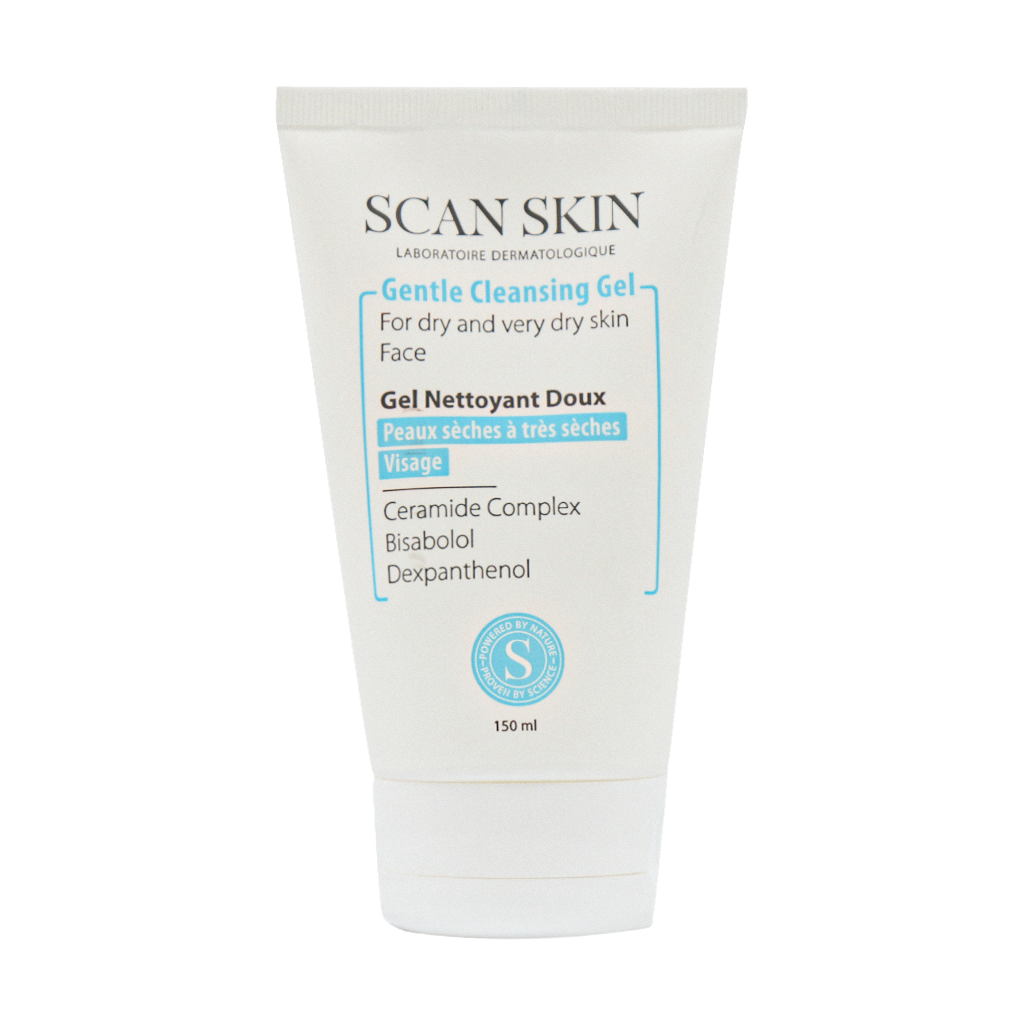 Scan Skin Cleansing Gel For Dry Skin 150 ml قیمت ژل شستشوی صورت پوست خشک اسکن اسکین