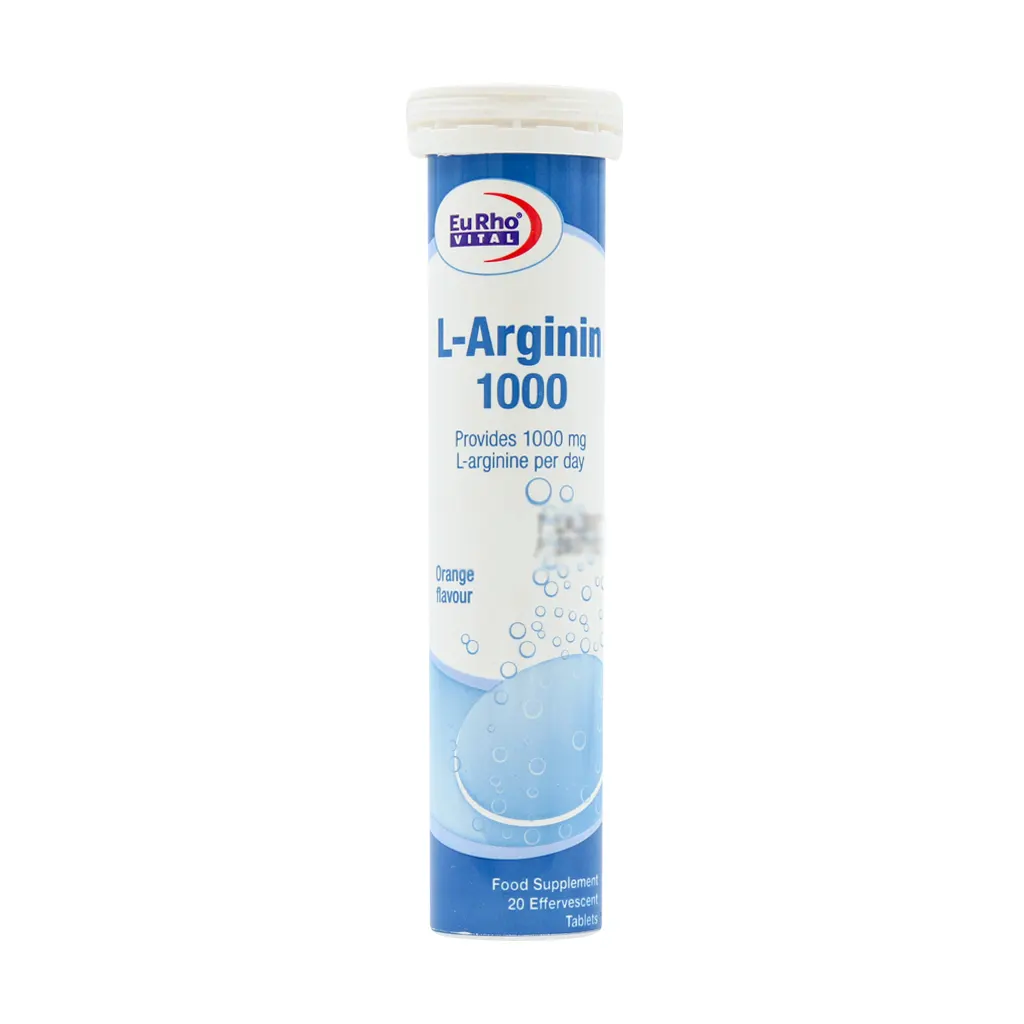 Eurho Vital L Arginin 1000 Mg 20 Effervescent قیمت قرص جوشان ال آرژنین 1000 یوروویتال