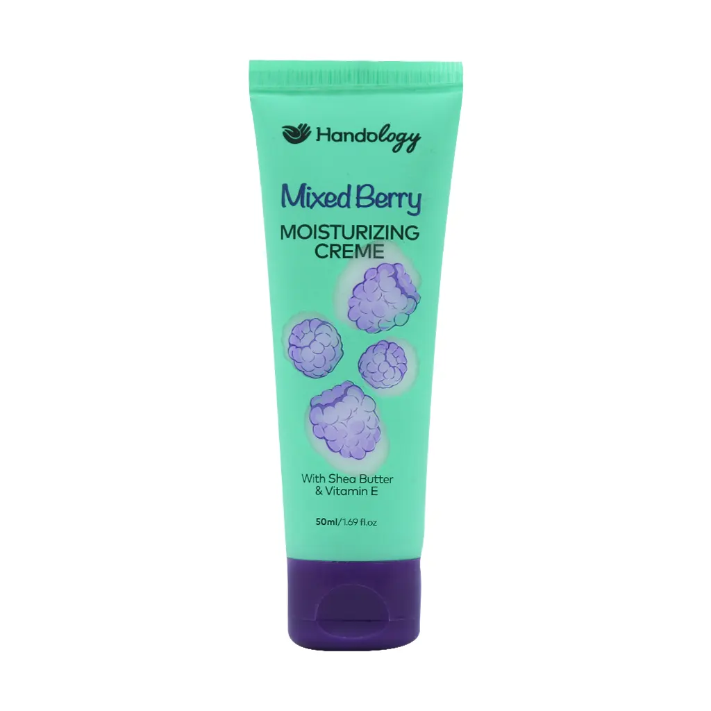 Handology Tube Mixed Berry Moisturizing Cream 50 قیمت کرم آبرسان تیوپی میکس بری هندولوژی