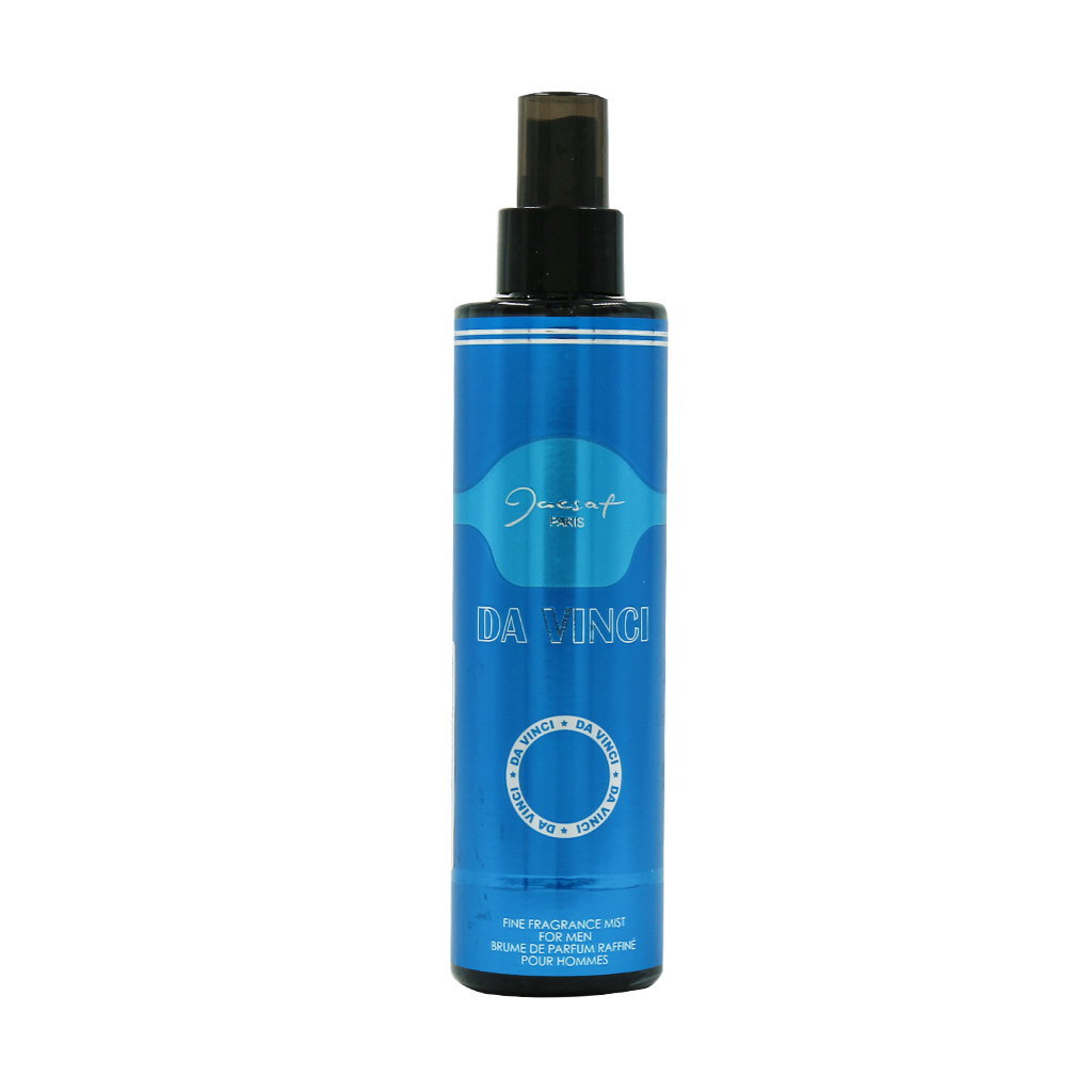 Jacsaf Da Vinci Body Splash For Men 200 ml قیمت بادی اسپلش مردانه داوینچی ژک ساف