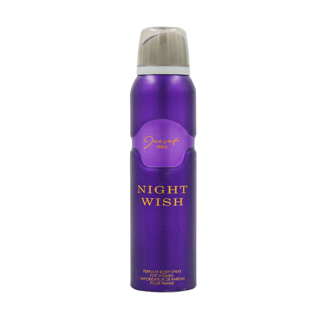 اسپری خوشبو کننده بدن زنانه ژک ساف مدل Night Wish حجم 150 میلی لیتر