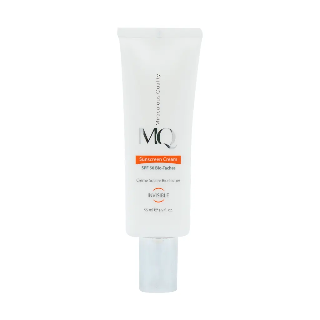 MQ Bio Taches SPF50 Sunscreen Cream 55 ml قیمت کرم ضد آفتاب روشن کننده بایوتچ SPF50 ام کیو