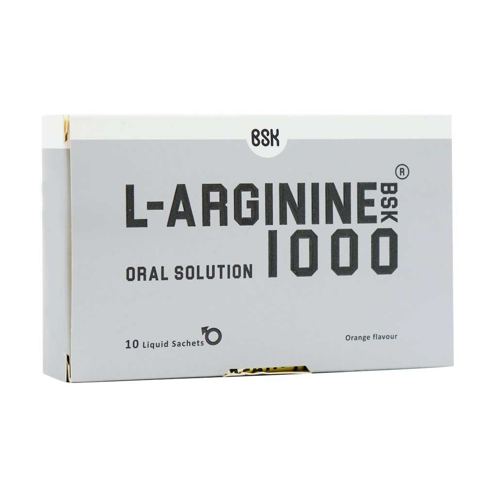 BSK L Arginine 1000 mg 10 Liquid Sachets قیمت ساشه ال آرژنین 1000 میلی گرم بی اس کی