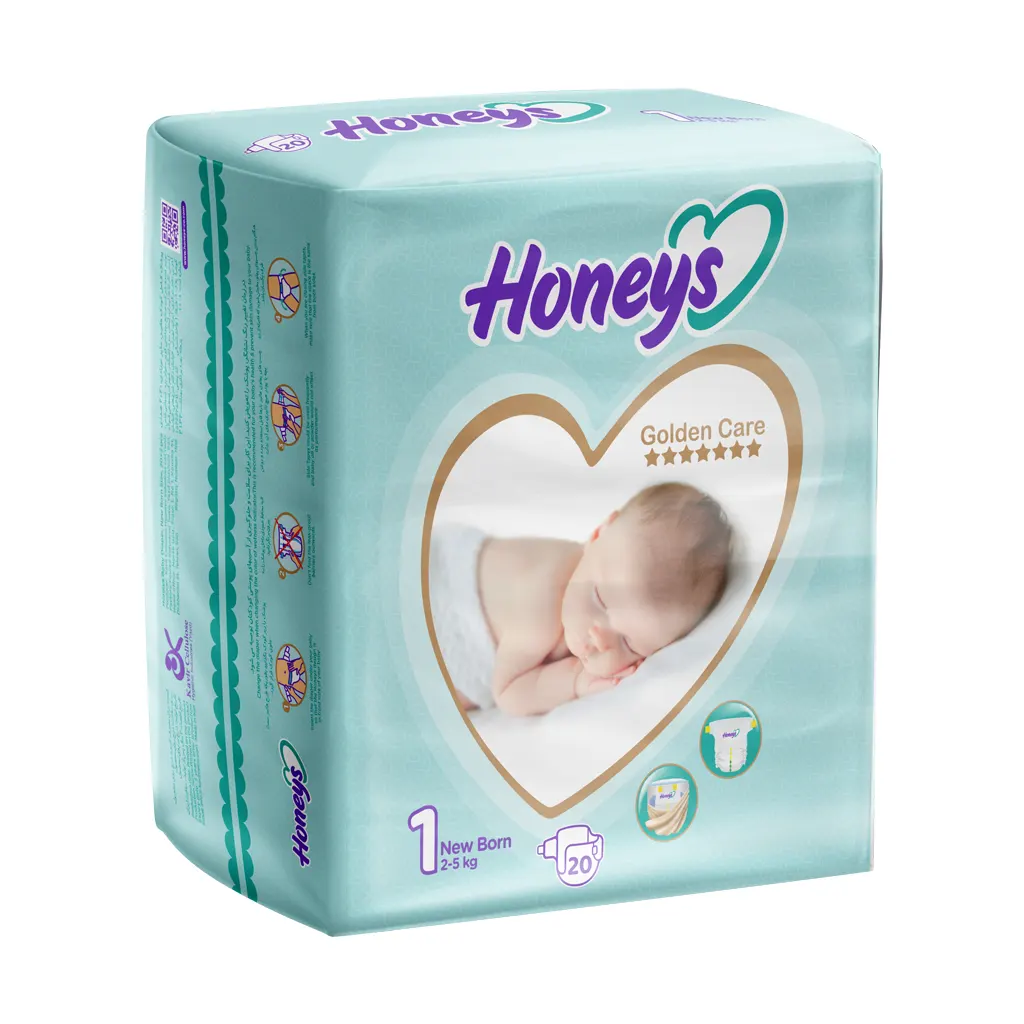 Honeys Full size baby diaper size 1 قیمت پوشک بچه سایز 1 هانیز
