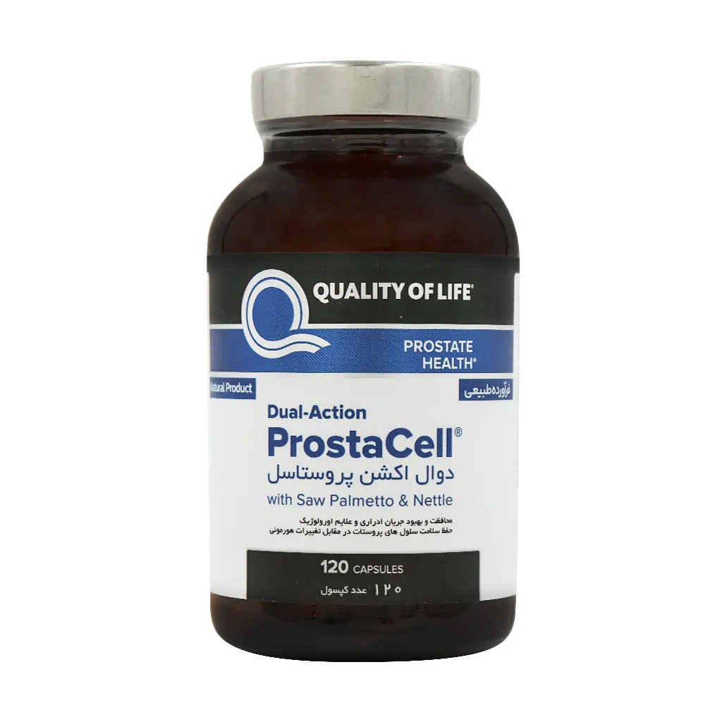 Quality Of Life Dual Action Prosta Cell 120 Caps قیمت کپسول دوال اکشن پروستاسل کوالیتی اف لایف